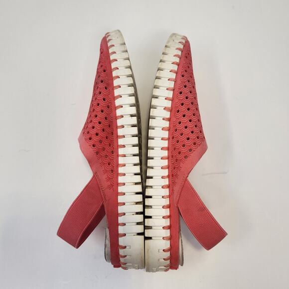 Ilse Jacobsen Tulip Coral Pink Slingback Sandal Size 40 US 10 Flats Slip On Shoe - Picture 7 of 8